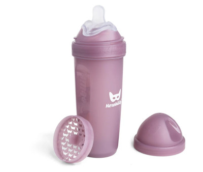Biberón Anticólico Herobility Haw Rose 340ml