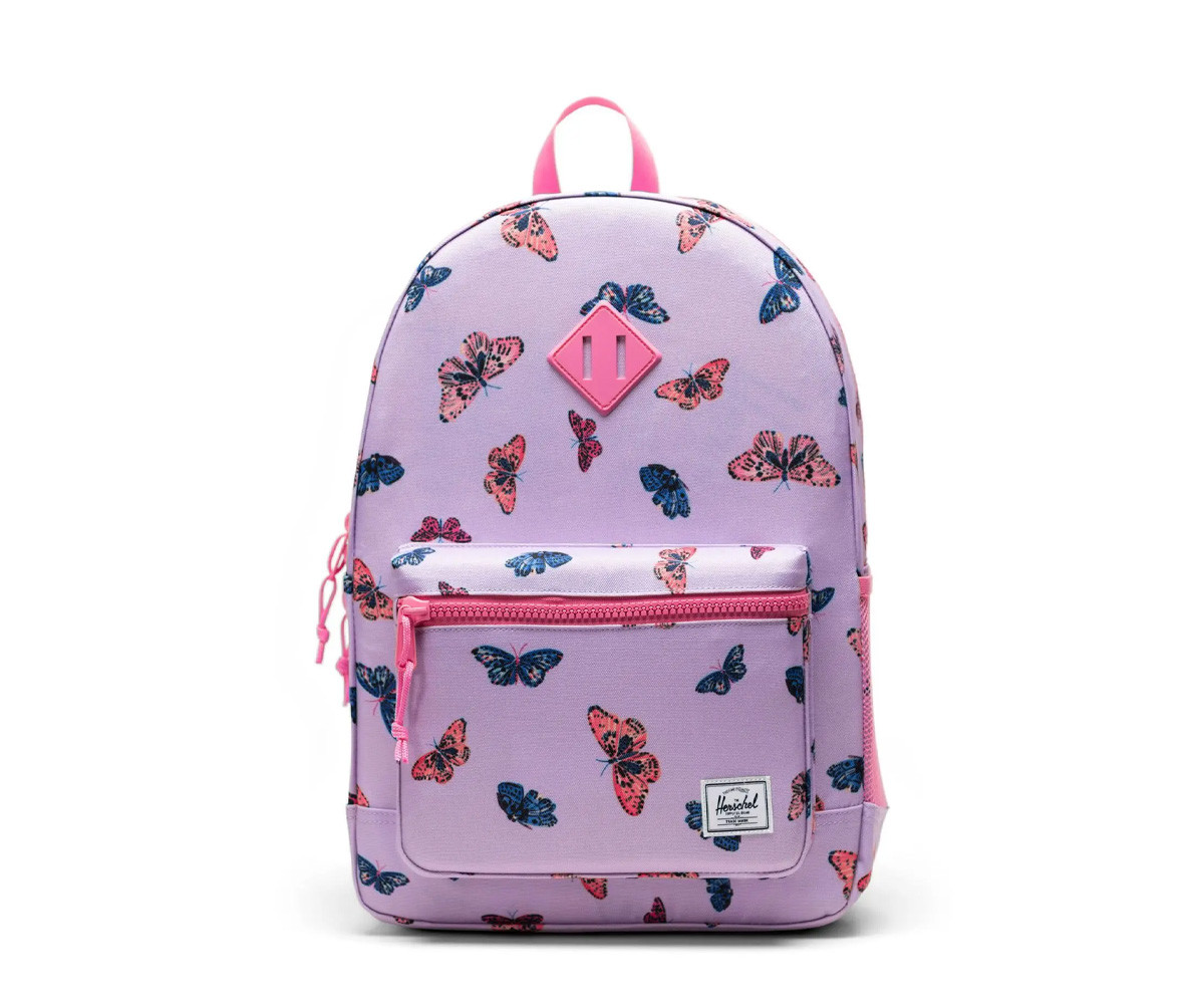 Mochila Herschel Heritage Youth Personalizable Butterfly Lavendula