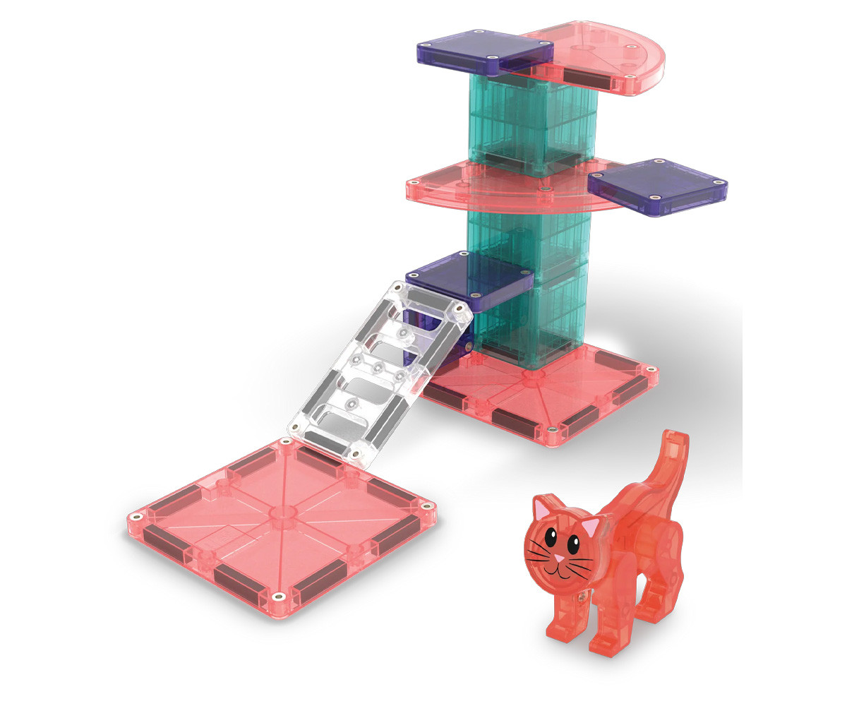 Set de Construcción Magna-Tiles Cat Tree 13 piezas