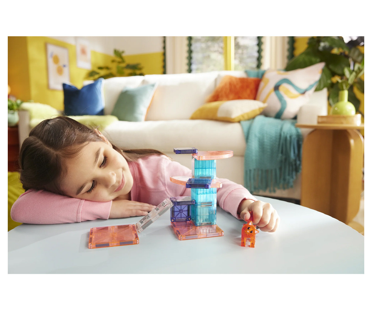 Set de Construcción Magna-Tiles Cat Tree 13 piezas