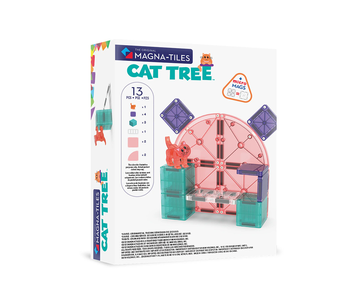 Set de Construcción Magna-Tiles Cat Tree 13 piezas