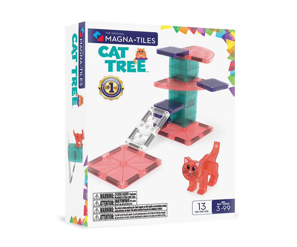 Set de Construcción Magna-Tiles Cat Tree 13 piezas
