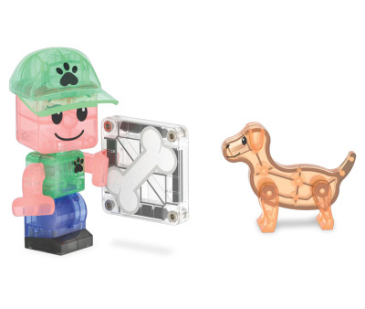 Set de Construcción Magna-Tiles Puppy Park 27 piezas