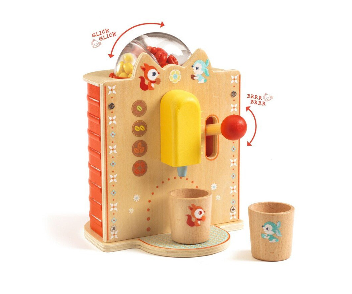 Cafetera de Madera Espresso de Grano