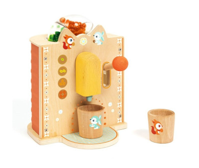 Cafetera de Madera Espresso de Grano