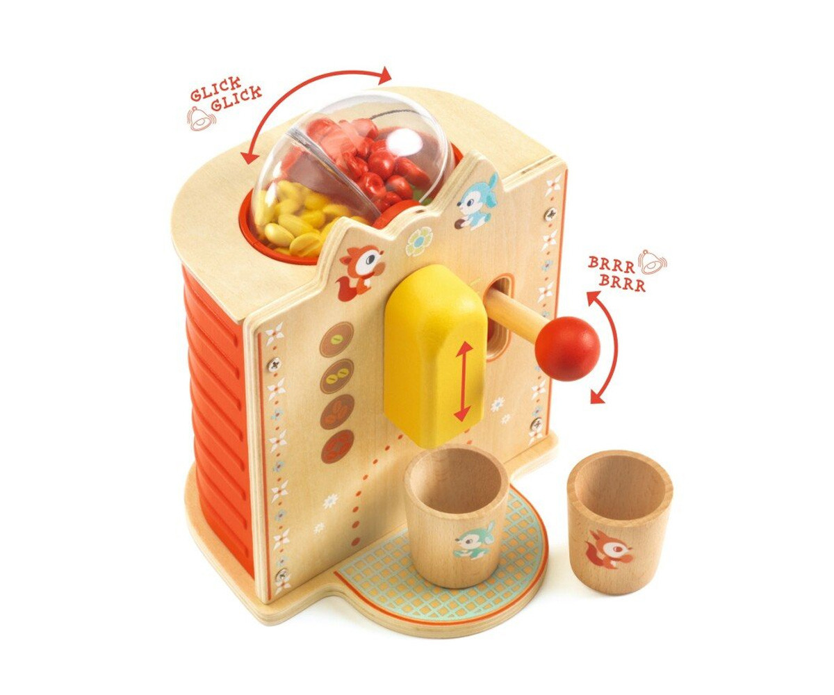 Cafetera de Madera Espresso de Grano