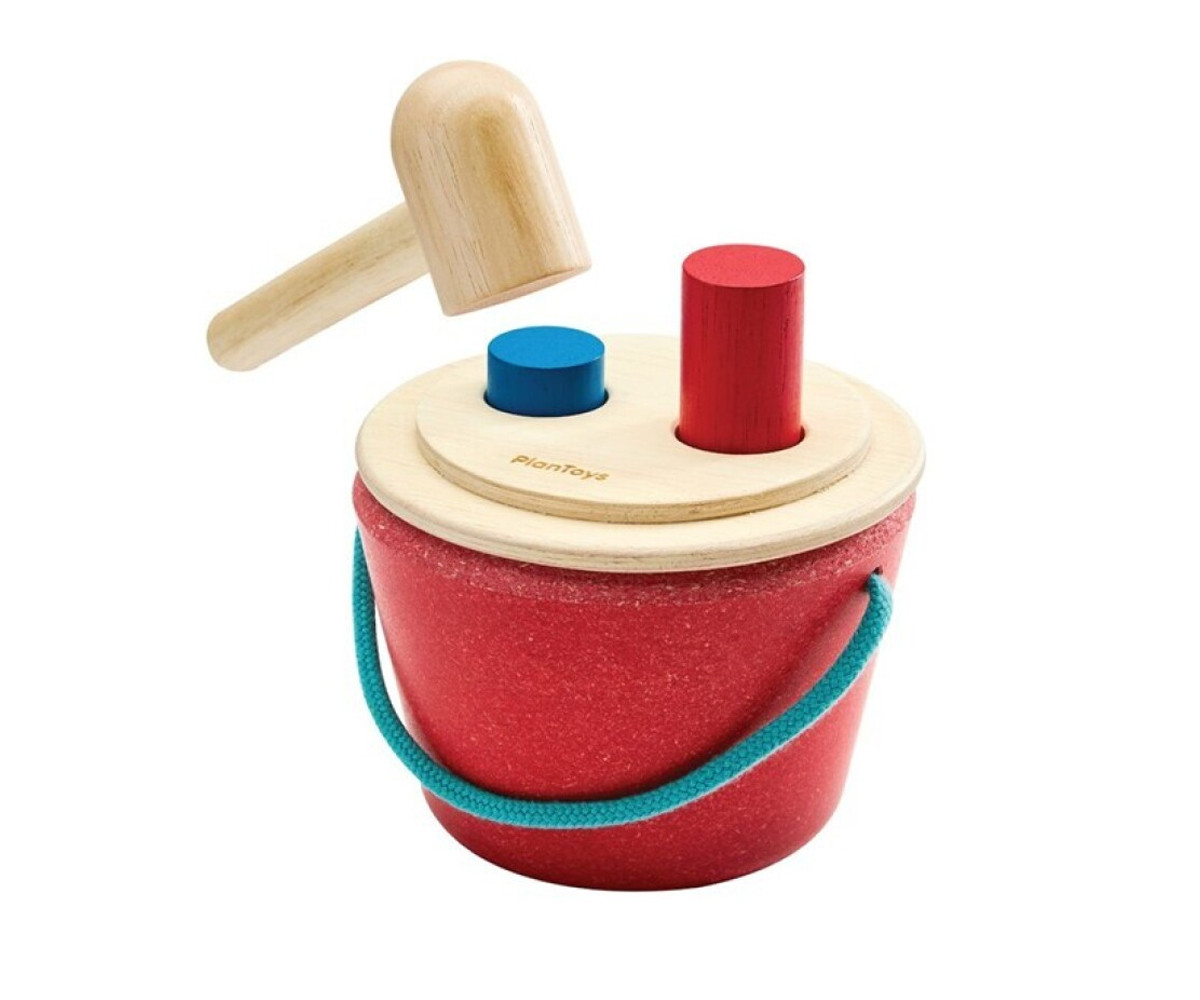 Cubo Martillo Formas Montessori