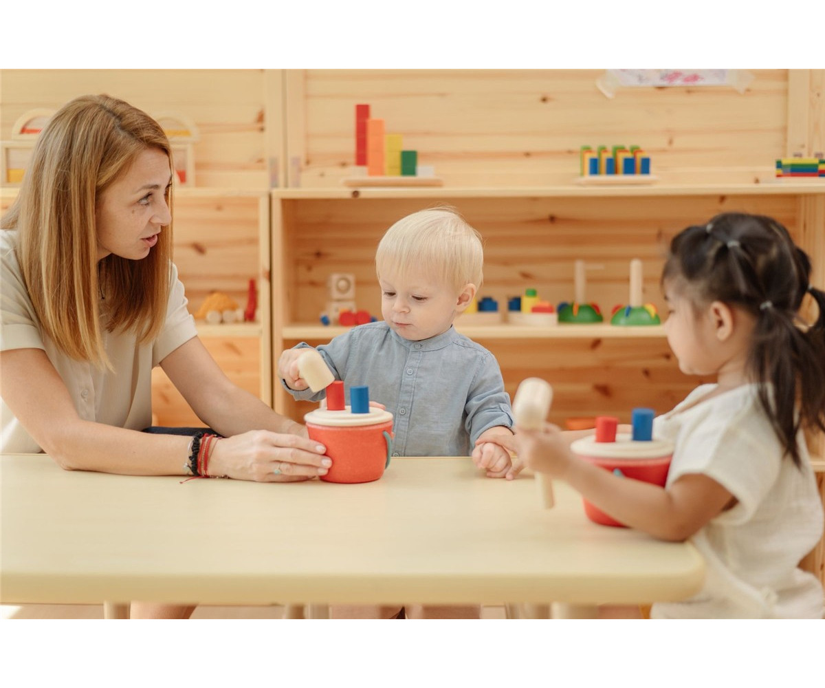 Cubo Martillo Formas Montessori