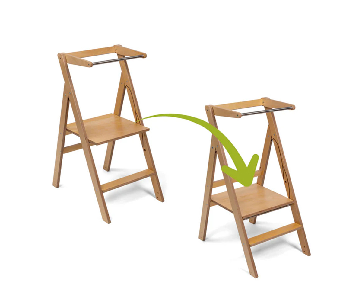 Helper Tower Montessori Step\'n\'Fold White