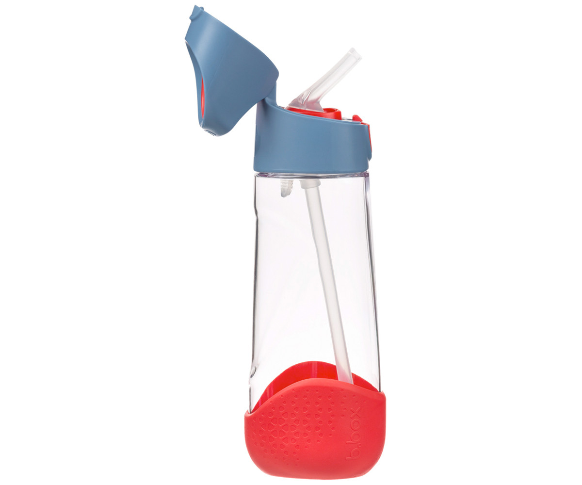 Gourde en Tritan avec Paille 600 ml Blue Blaze
