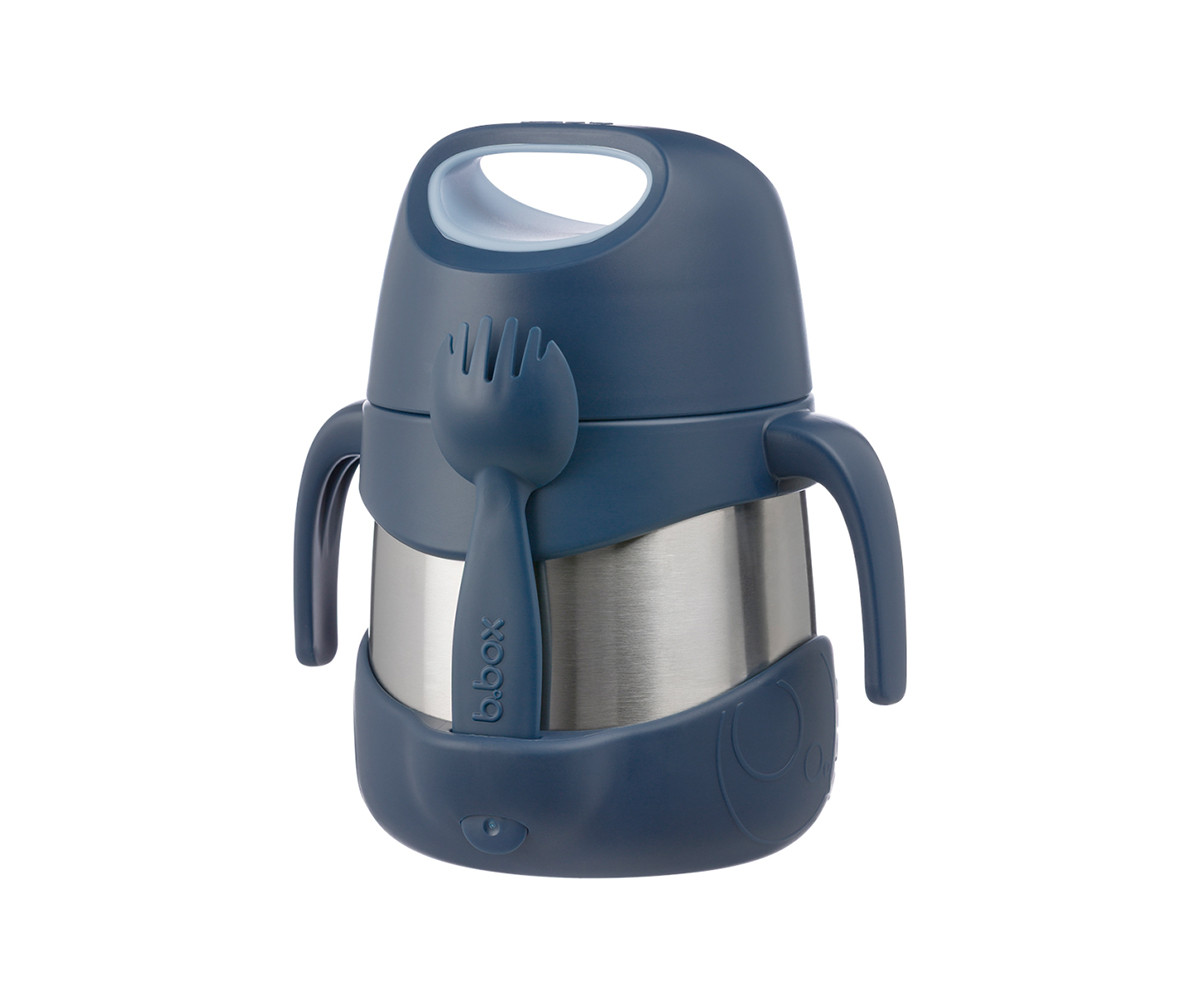 Termo con Cuchara / Tenedor 335 ml Midnight