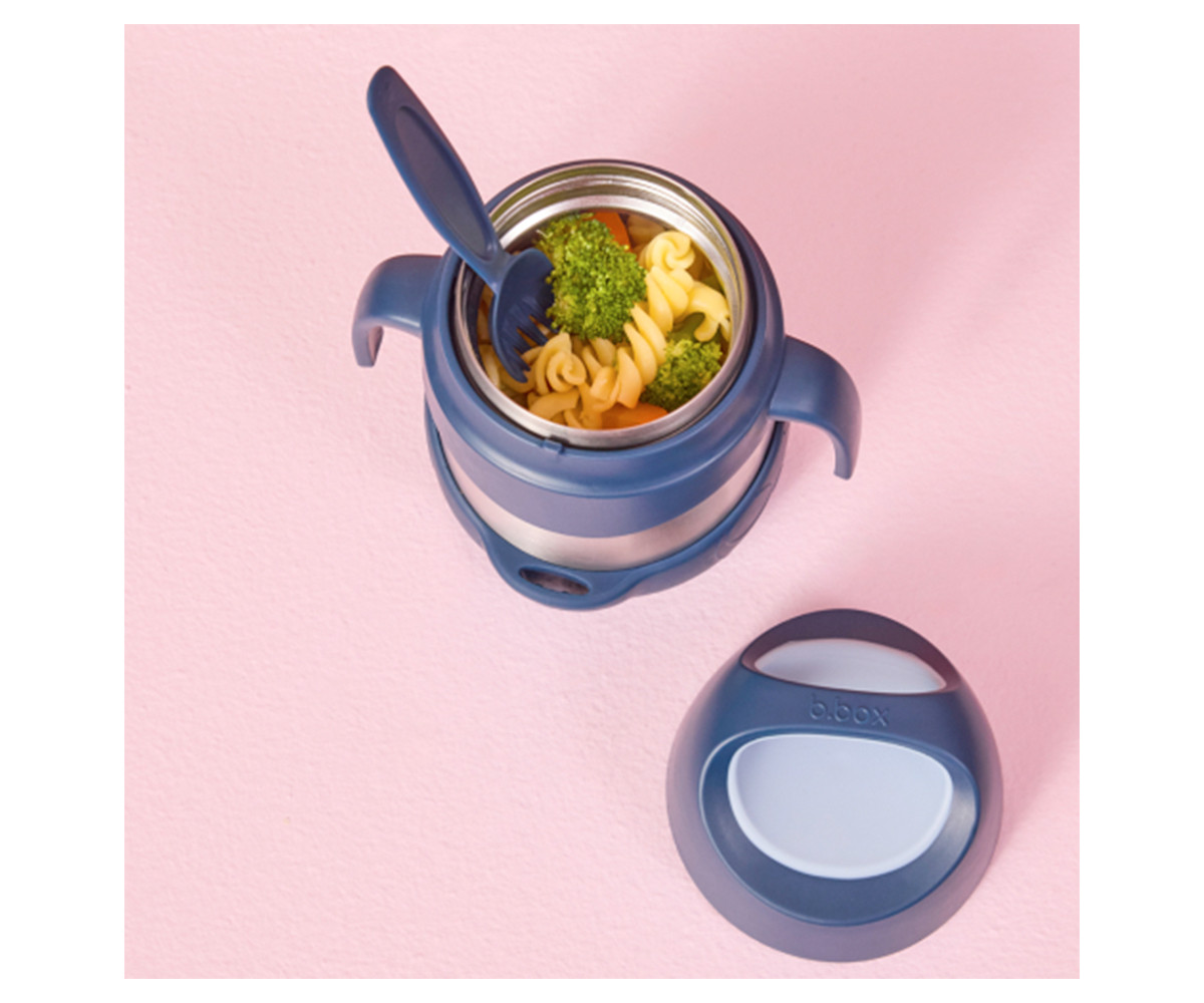 Termo con Cuchara / Tenedor 335 ml Midnight