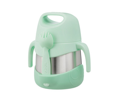 Termo con Cuchara / Tenedor 335 ml Indigo Spearmint