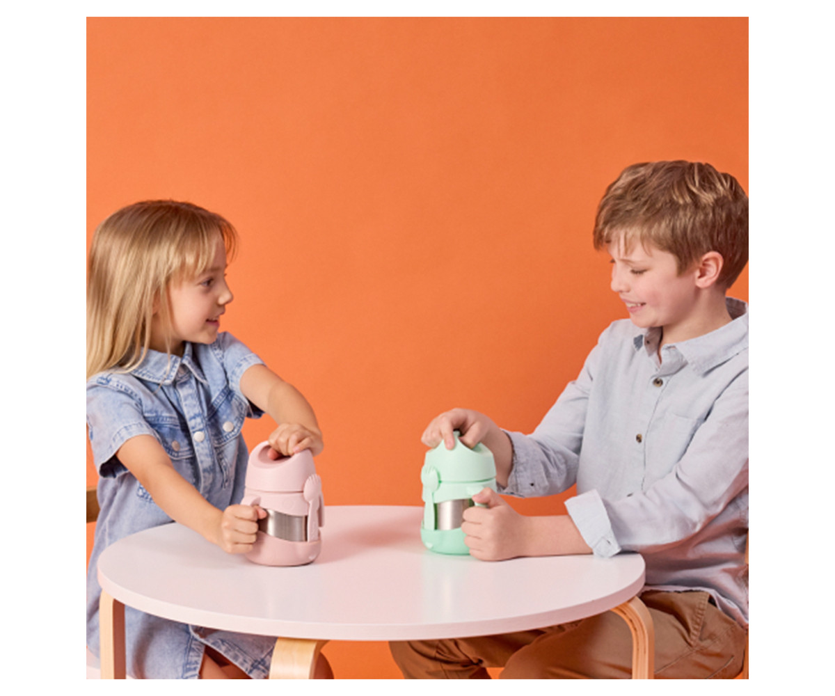 Termo con Cuchara / Tenedor 335 ml Indigo Spearmint