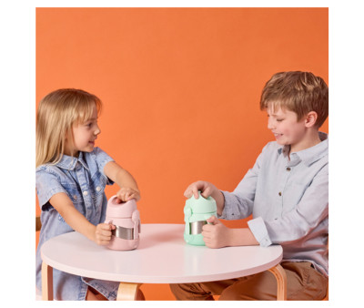 Termo con Cuchara / Tenedor 335 ml Indigo Spearmint