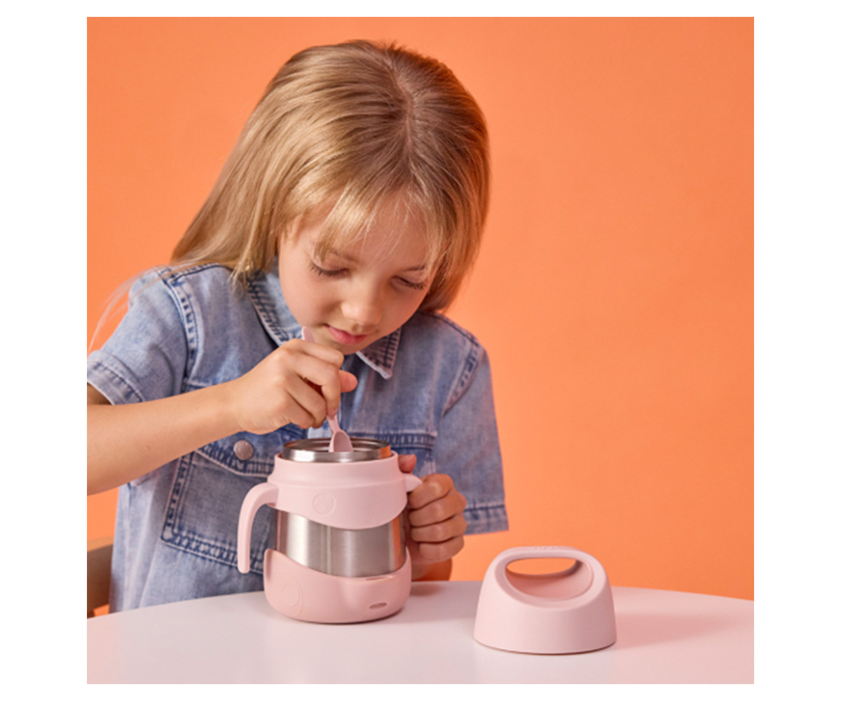 Termo con Cuchara / Tenedor 335 ml Indigo Blush Crush