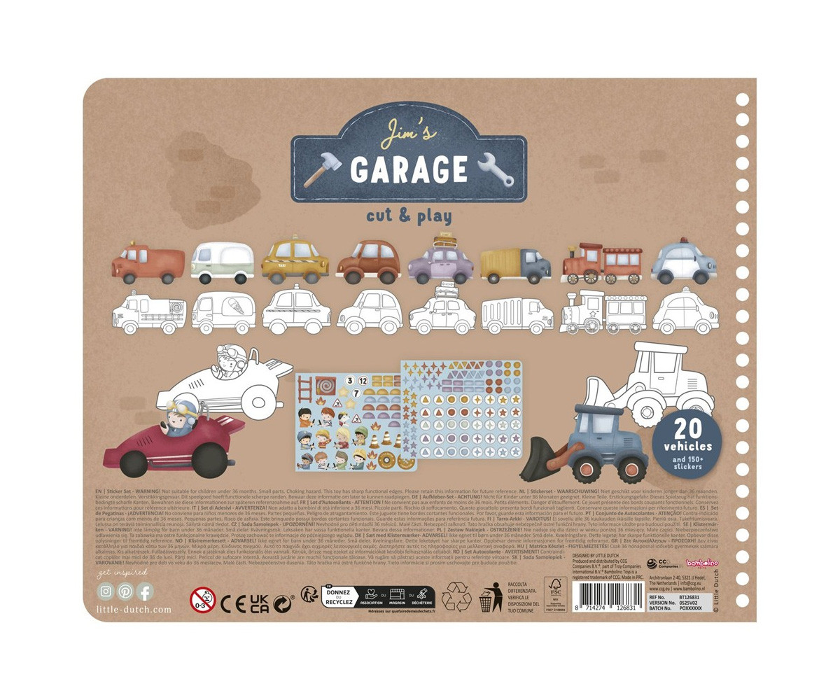 Libro Recorta y Pinta Vehículos