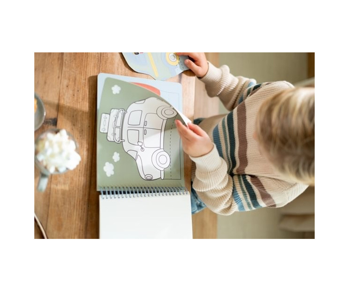 Libro Recorta y Pinta Vehículos