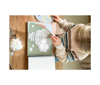 Libro Recorta y Pinta Vehículos