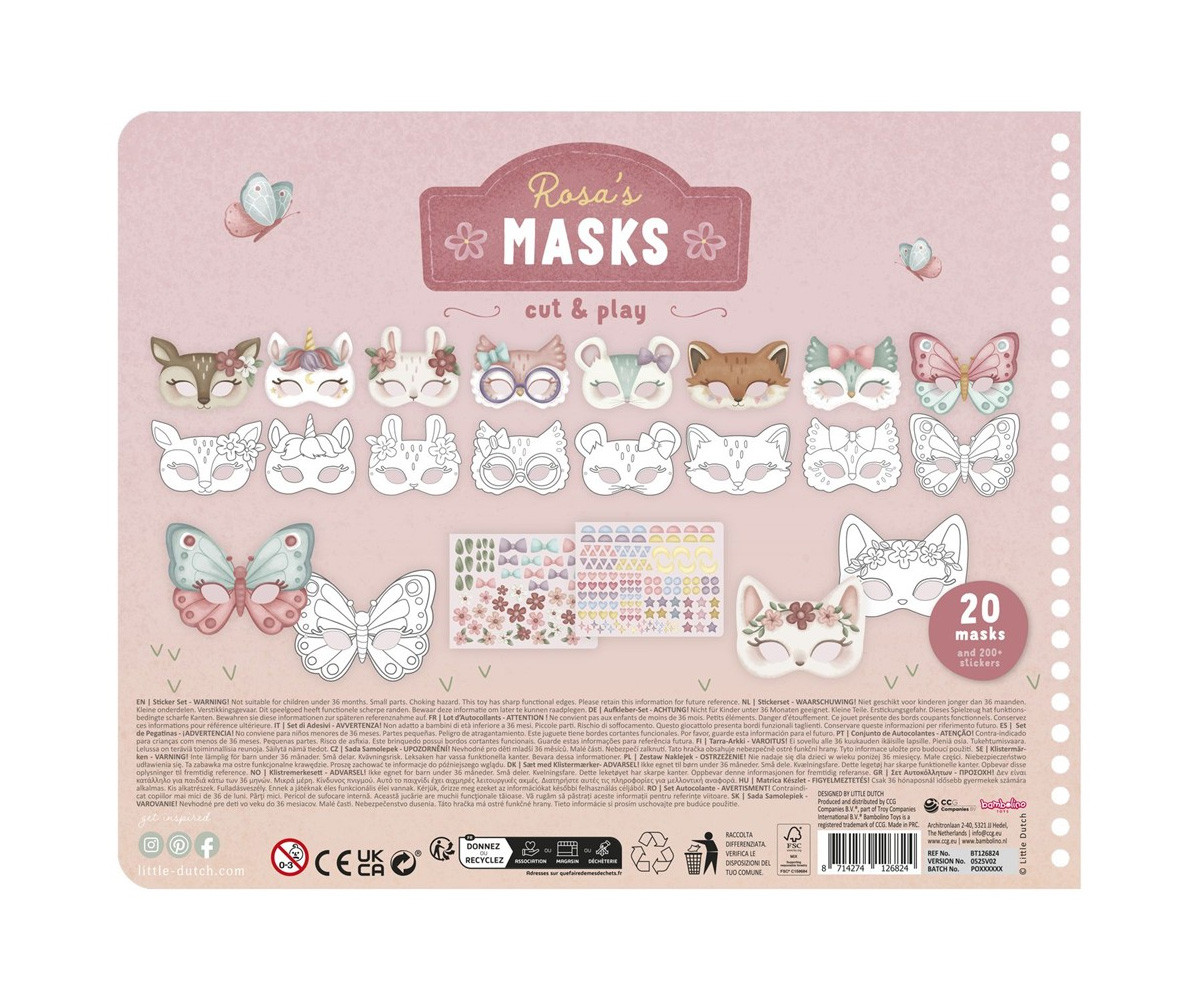 Libro Recorta y Pinta Máscaras