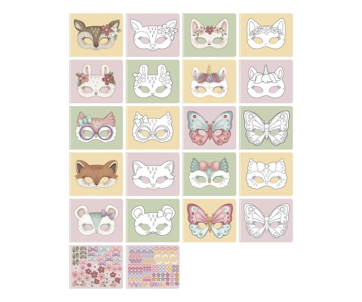 Libro Recorta y Pinta Máscaras