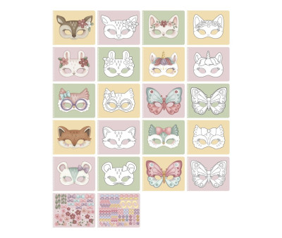 Libro Recorta y Pinta Máscaras