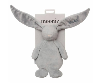 Peluche Sensorial Conejo Moonie Mini Silver Personalizable