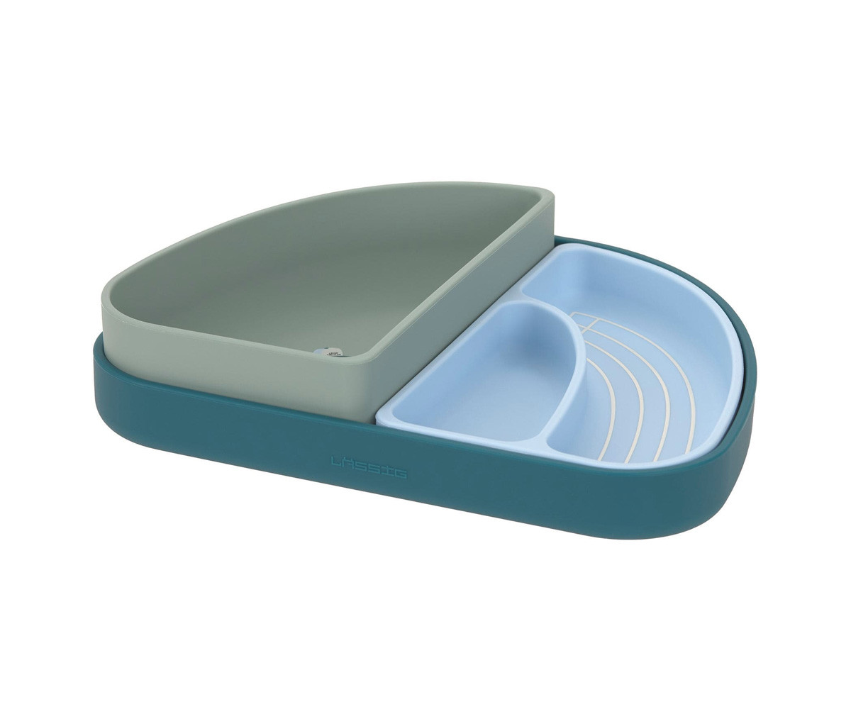 Set 3 Piatti Silicone Tiny Team Dog