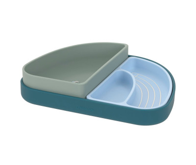 Set 3 Piatti Silicone Tiny Team Dog