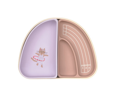 Set 3 Piatti Silicone Tiny Team Cat