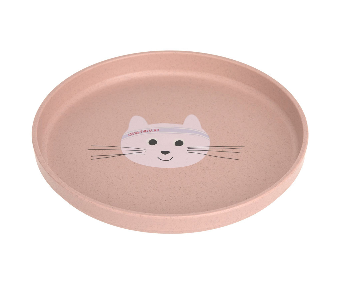 Piatto Antiscivolo Eco Tiny Team Cat