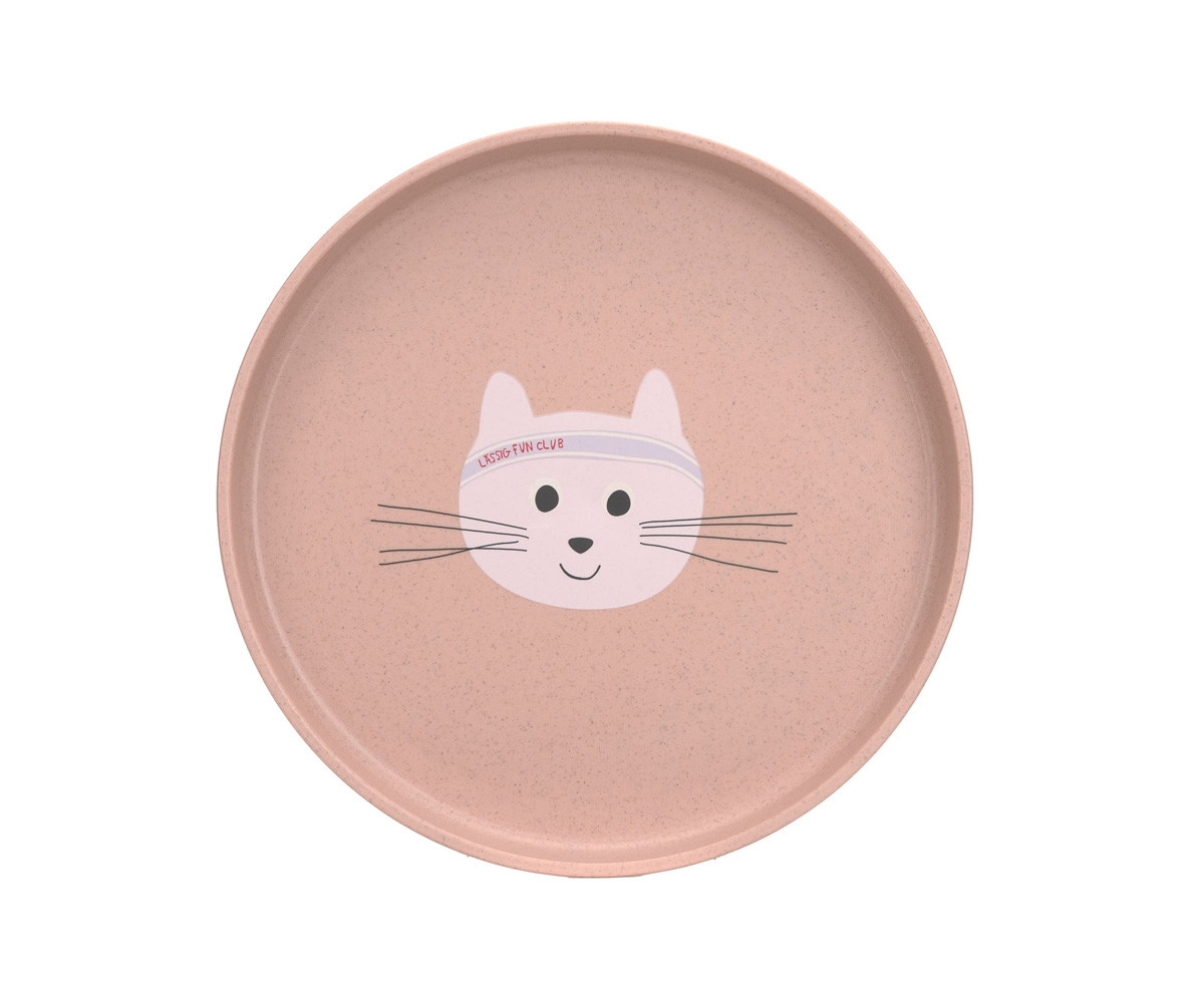 Piatto Antiscivolo Eco Tiny Team Cat