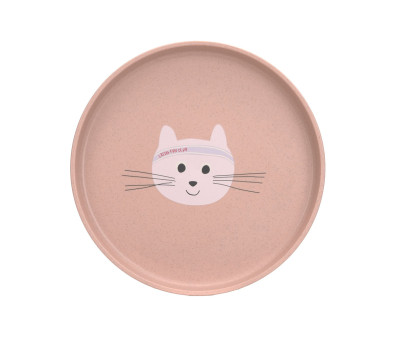 Piatto Antiscivolo Eco Tiny Team Cat