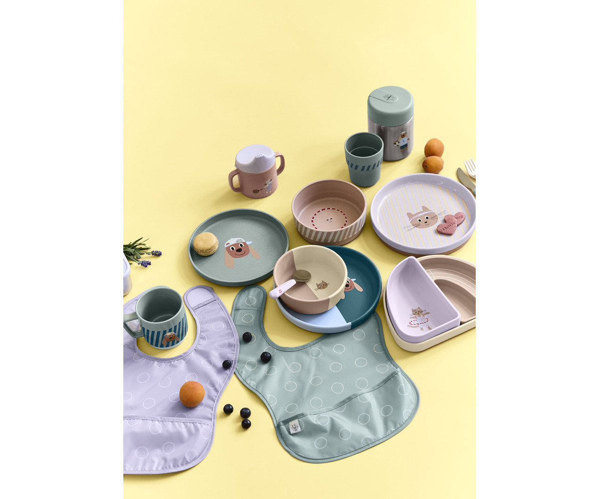 Piatto Antiscivolo Eco Tiny Team Dog