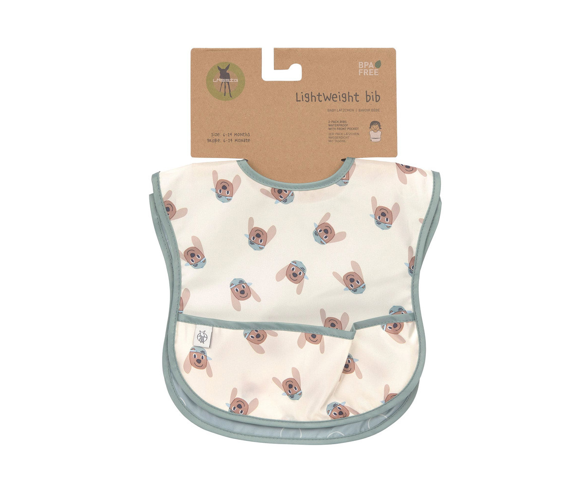 2 Bavagli Impermeabili Tiny Team Dog