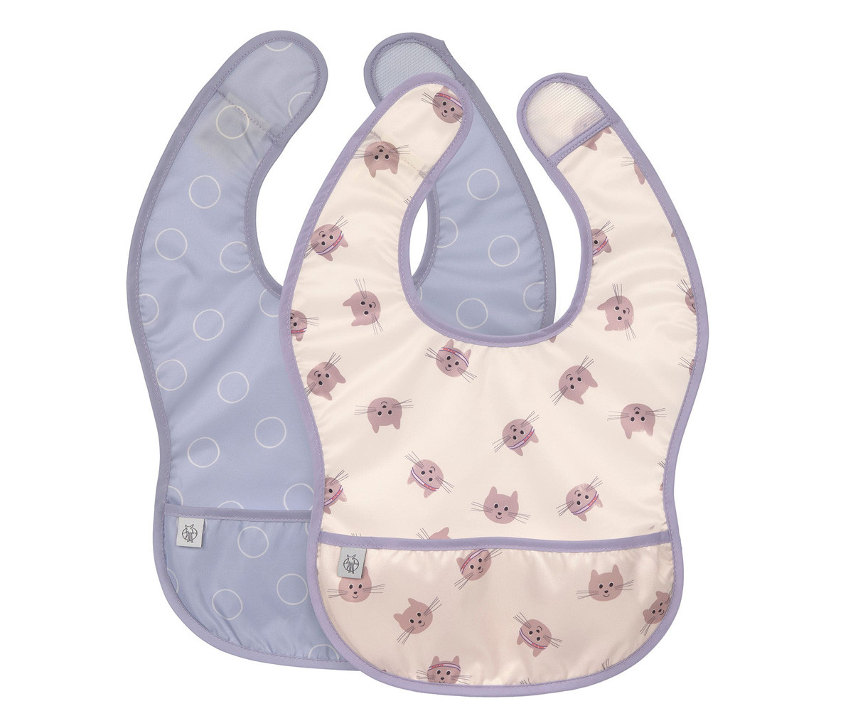 2 Bavagli Impermeabili Tiny Team Cat