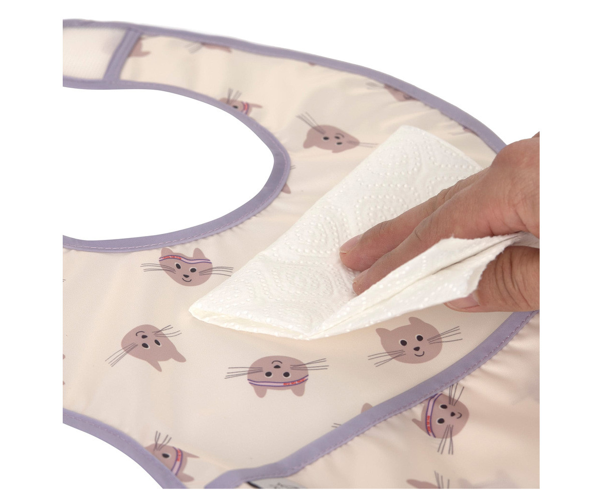 2 Bavagli Impermeabili Tiny Team Cat