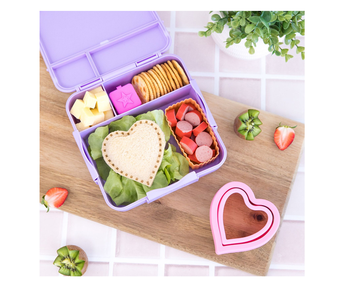 Moldeador y Cierre de Sándwich Corazón Lunch Punch