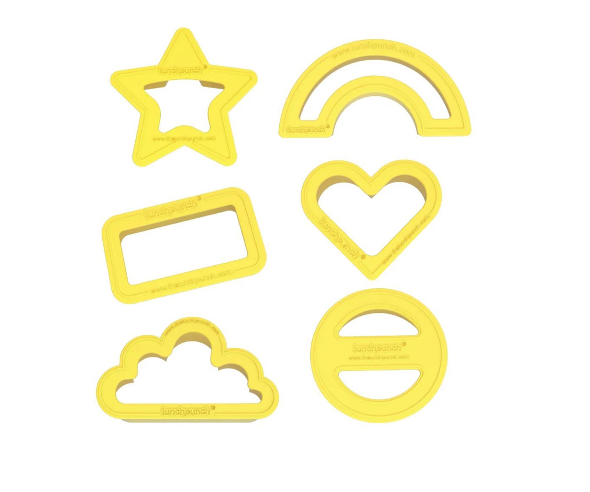 6 Cortadores Mini de Sándwich Lunch Punch Mini Bites