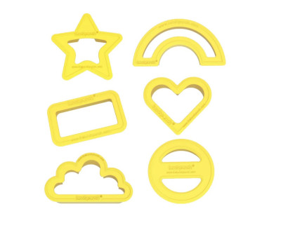 6 Cortadores Mini de Sándwich Lunch Punch Mini Bites