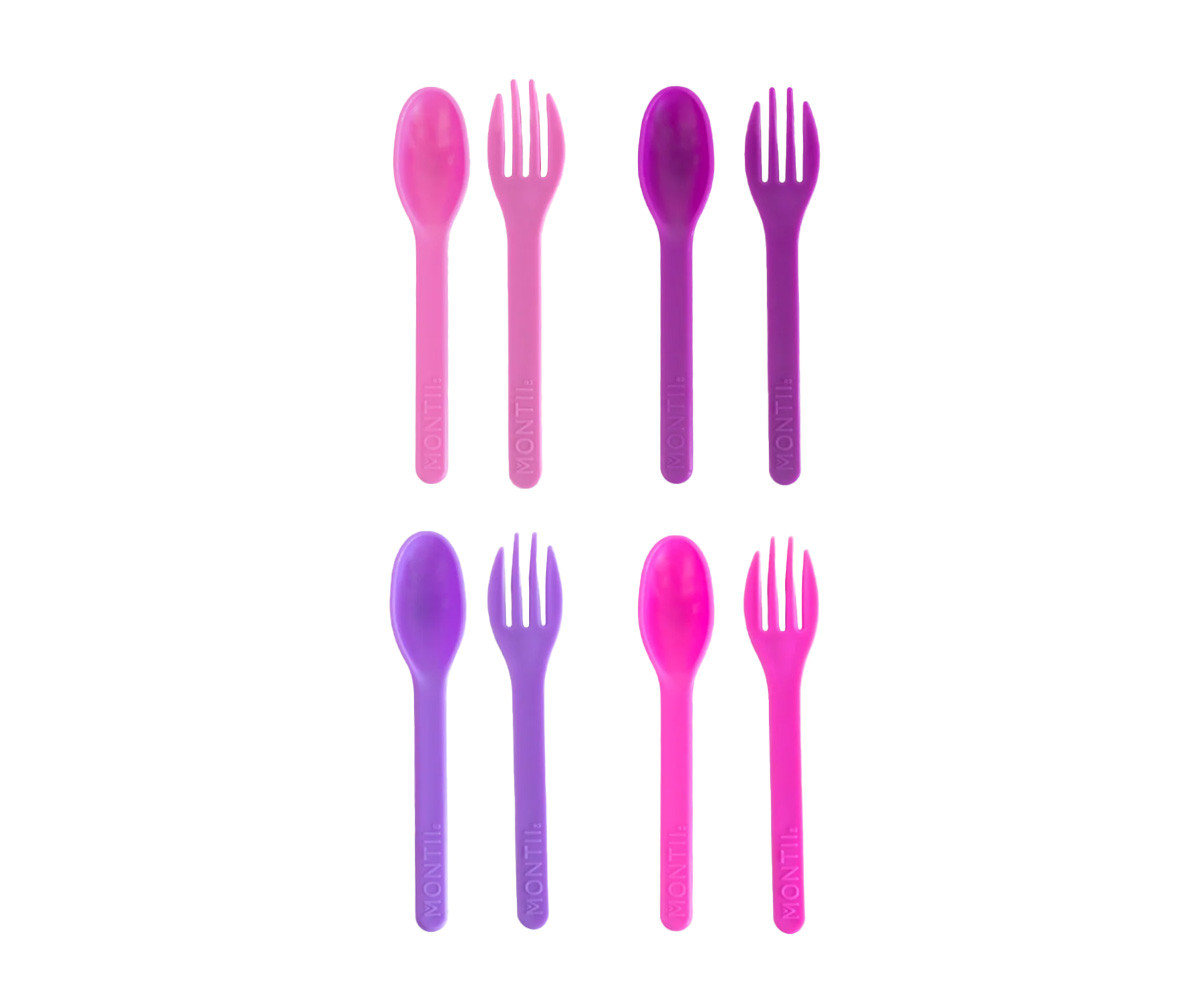 Pack 8 Cubiertos Mini Blush