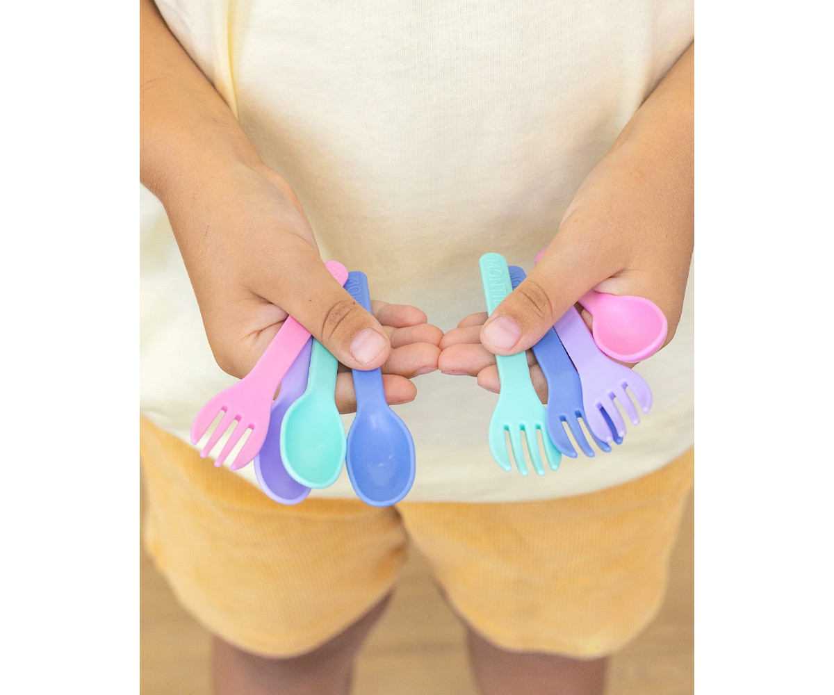 Pack 8 Cubiertos Mini Pastel