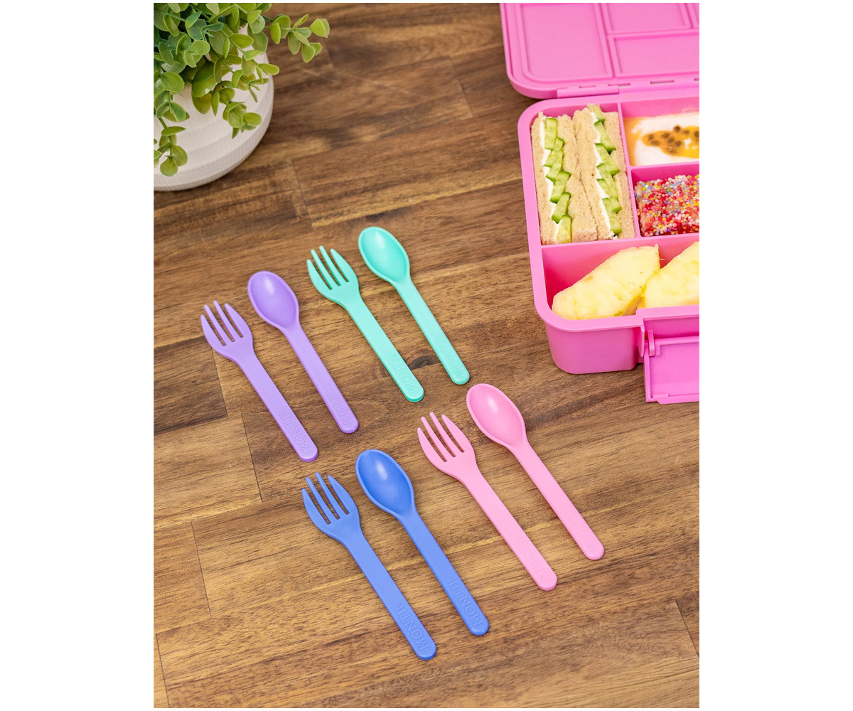 Pack 8 Cubiertos Mini Pastel