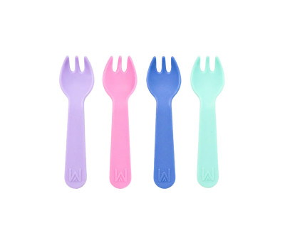 Pack 4 Tenedores-Cuchara Pastel