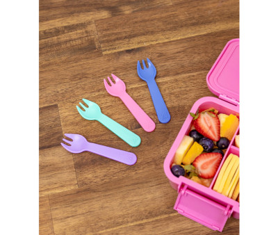 Pack 4 Tenedores-Cuchara Pastel