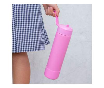 Botella Sipper Pink Floss 700ml