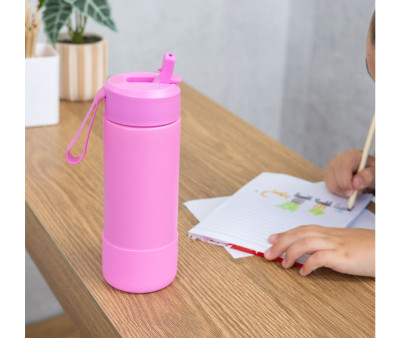 Botella Sipper Pink Floss 475ml