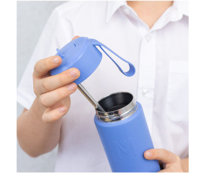 Botella Sipper Blue Splash 350ml