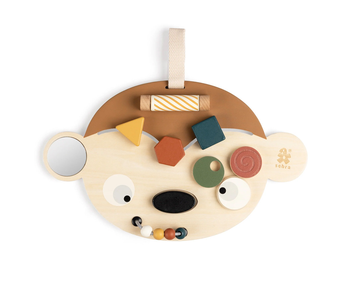 Panel de Actividades de Madera Maci el Mono