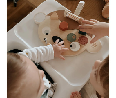 Panel de Actividades de Madera Maci el Mono